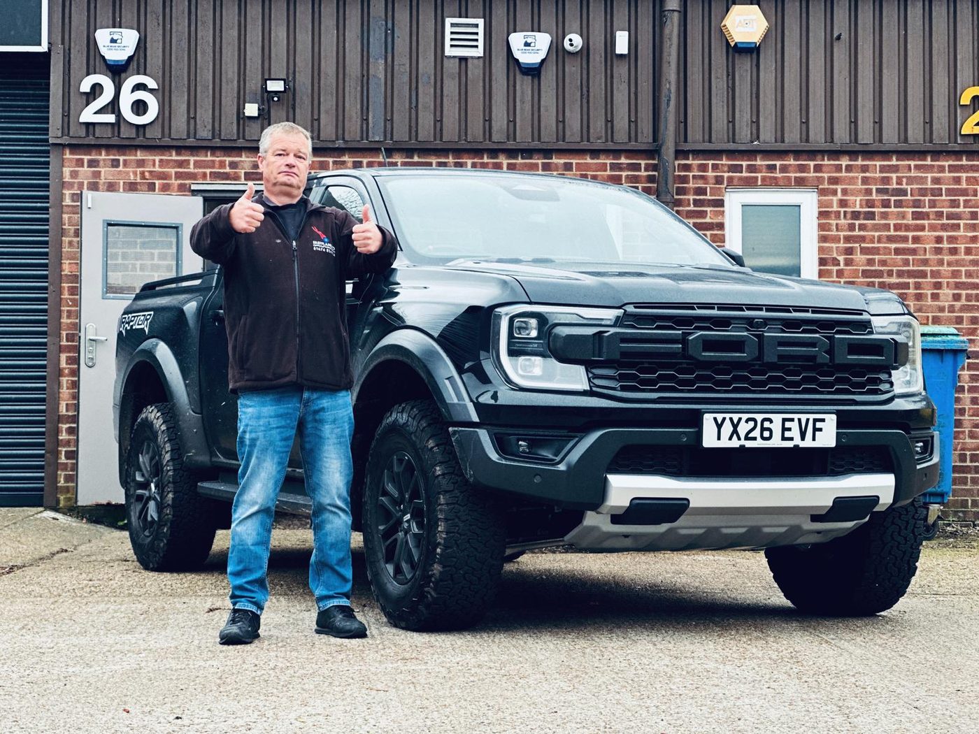 Ford Raptor customer delivery