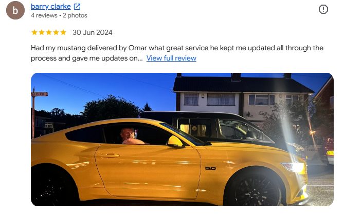 Google review from Barry Clarke